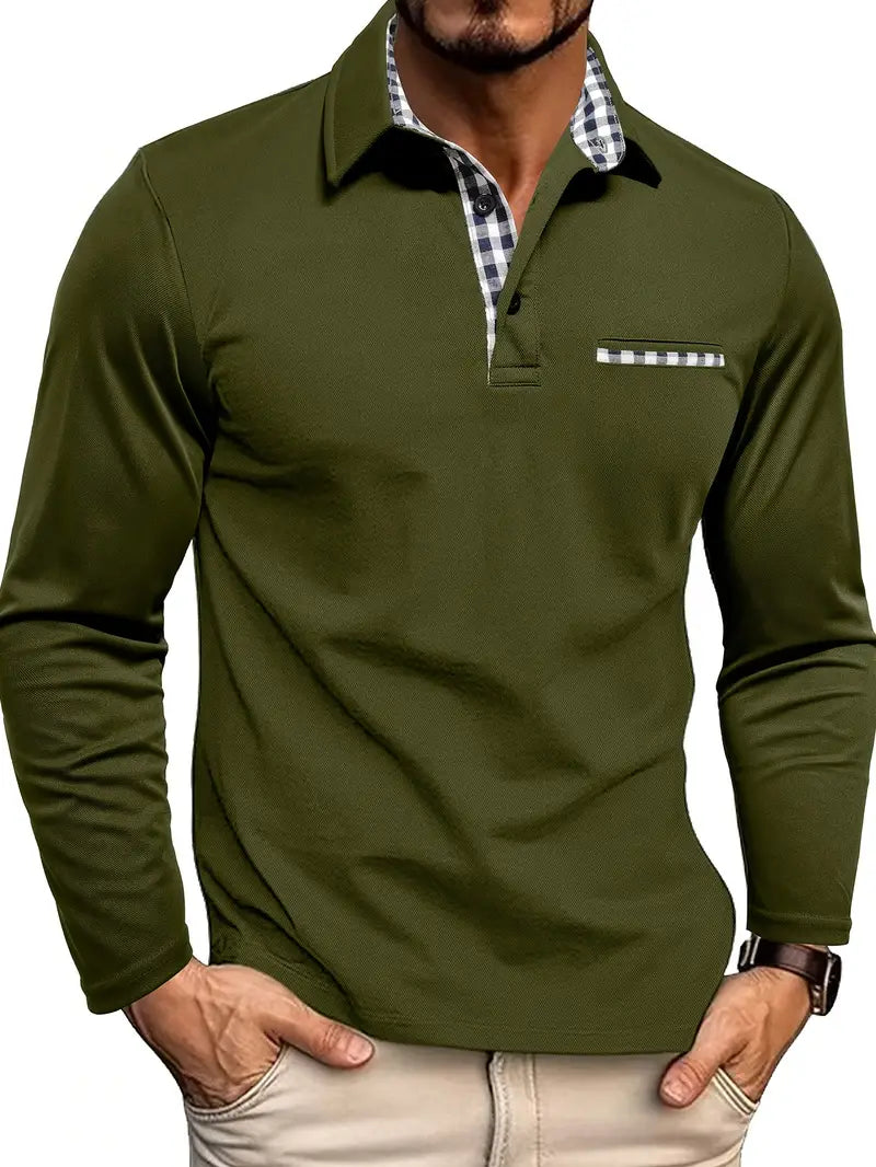 Maison Bennett™  – Long-Sleeve Polo Shirt