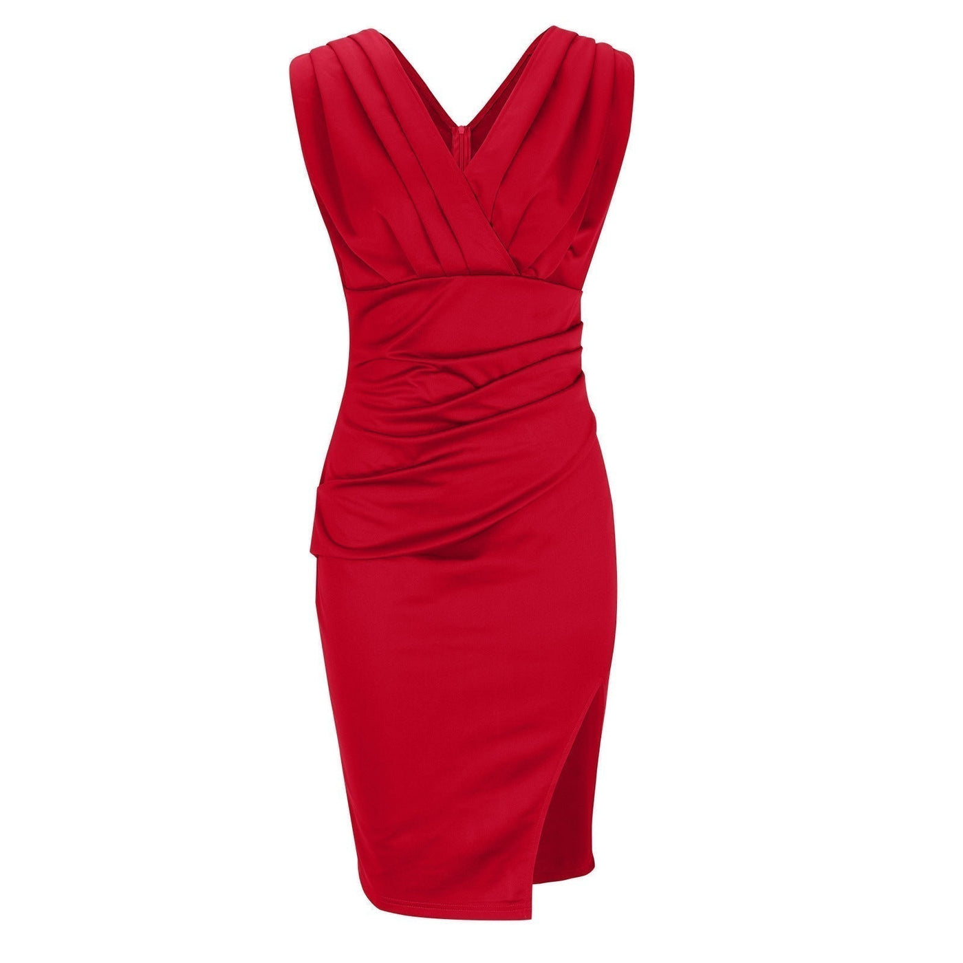 VALERIA | ELEGANT DRESS WITH V-NECKLINE