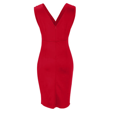 VALERIA | ELEGANT DRESS WITH V-NECKLINE