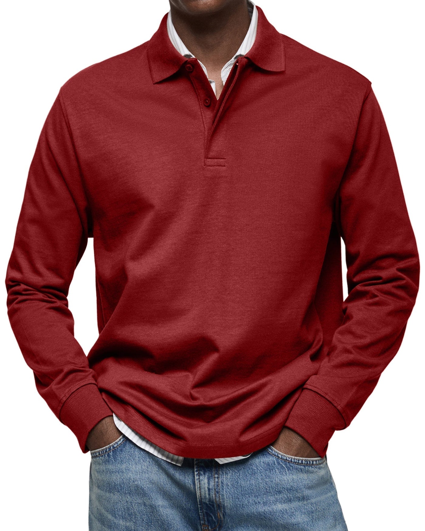 Maison Bennett | Long Sleeve Polo Shirt