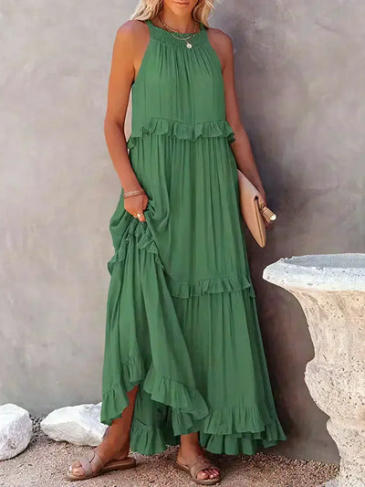 ANNETA | ELEGANT DRESS WITH FRILLS