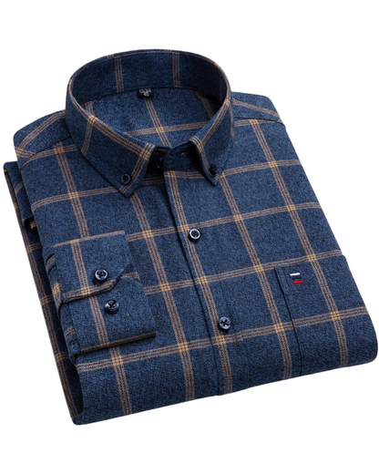 Ellis - Plaid Button-Up Shirt