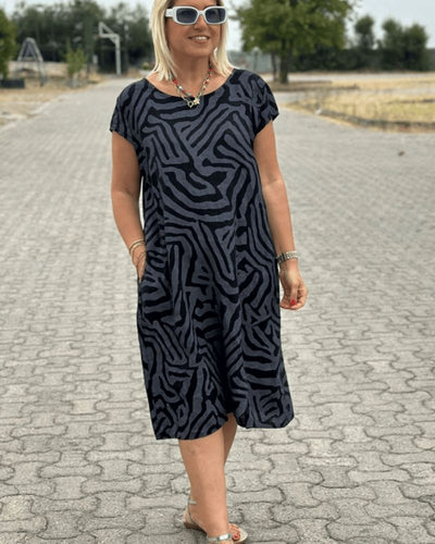 JIANNE | ELEGANT DRESS WITH PRINT