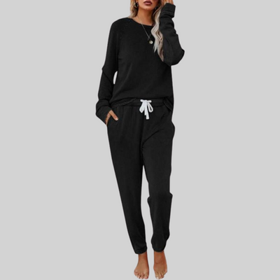 Maison Bennett™ | Casual Long-Sleeve Top and Sweatpants Set