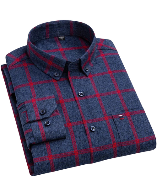 Ellis - Plaid Button-Up Shirt