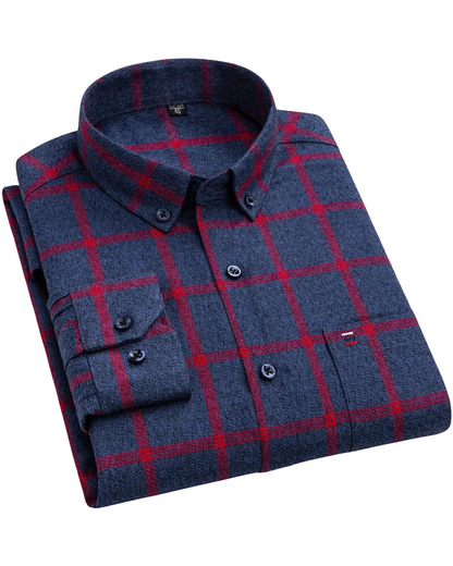 Ellis - Plaid Button-Up Shirt