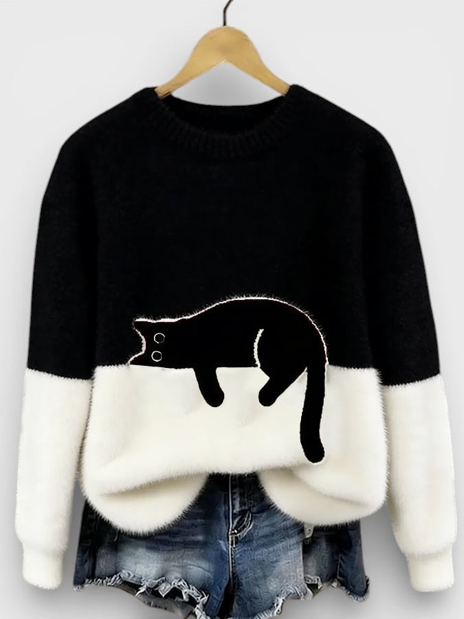 Luna™ | Cat Print Hoodie