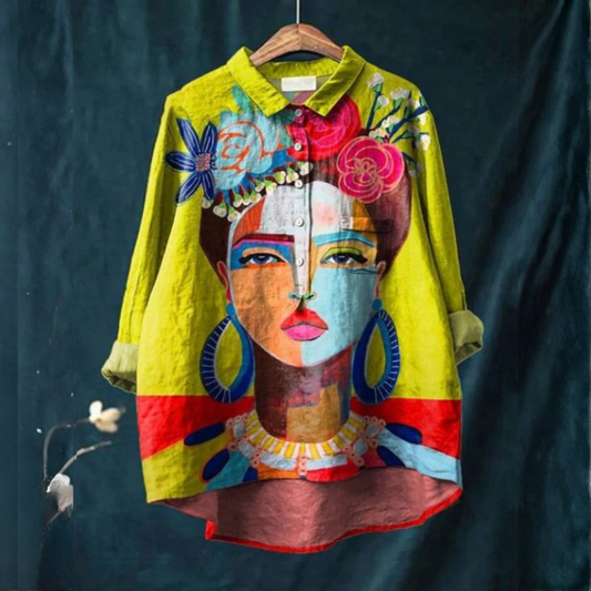 Elin™ | Timeless Artistic Portrait Shirt