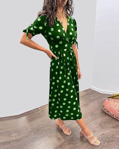 ELAIN | ELEGANT DOTTED DRESS