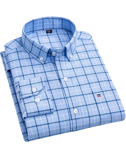 Ellis - Plaid Button-Up Shirt