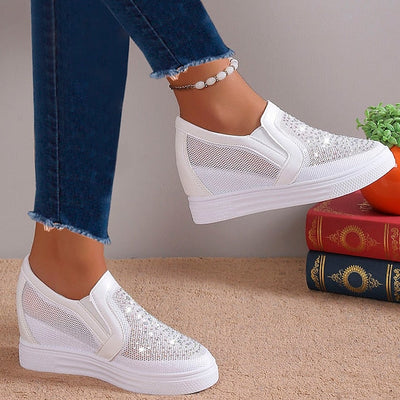 TRICIA | WOMEN'S TENNIS SHOES WITH CRYSTALS