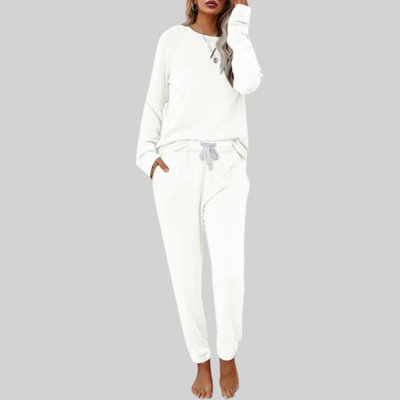 Maison Bennett™ | Casual Long-Sleeve Top and Sweatpants Set