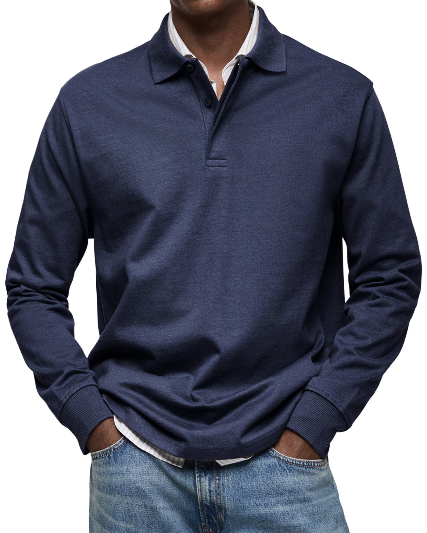 Maison Bennett | Long Sleeve Polo Shirt