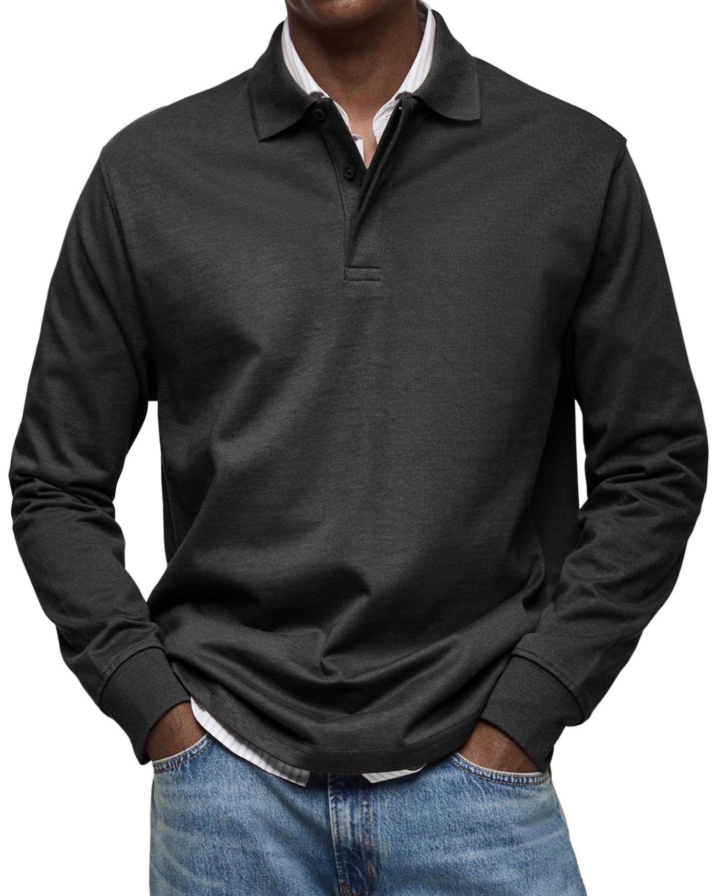 Maison Bennett | Long Sleeve Polo Shirt