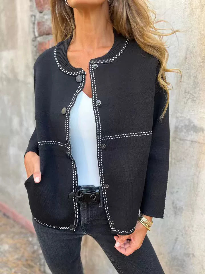 KATY | ELEGANT BUTTON-UP CARDIGAN