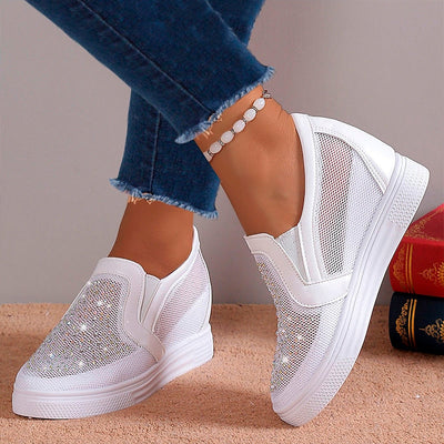 TRICIA | WOMEN'S TENNIS SHOES WITH CRYSTALS