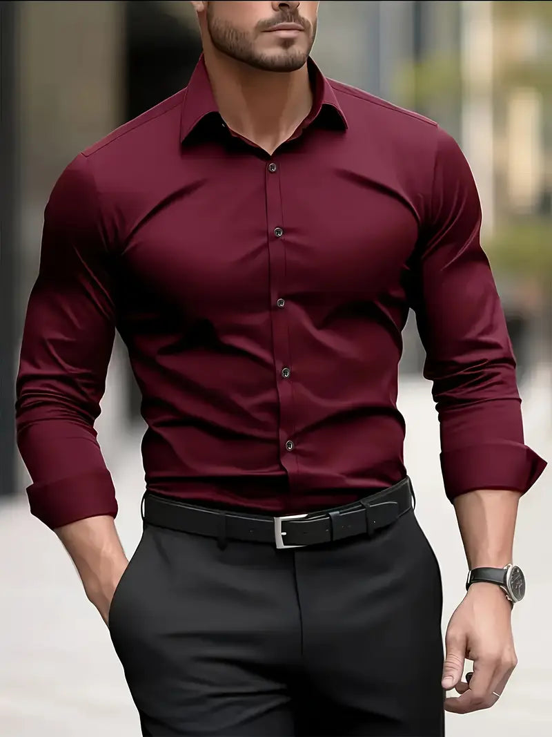 Maison Bennett™  | Breathable Long-Sleeve Shirt