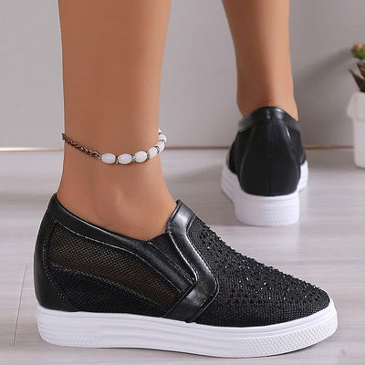 TRICIA | WOMEN'S TENNIS SHOES WITH CRYSTALS