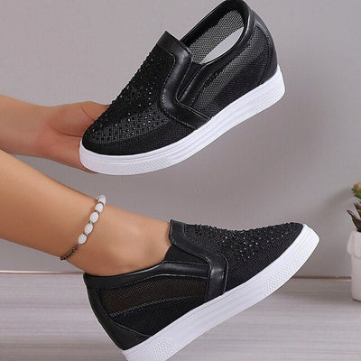TRICIA | WOMEN'S TENNIS SHOES WITH CRYSTALS