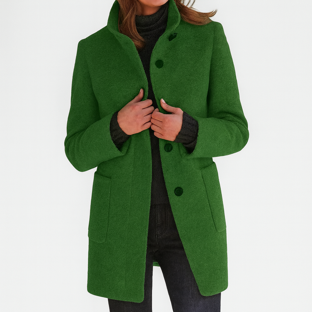 Dove | wool blend coat
