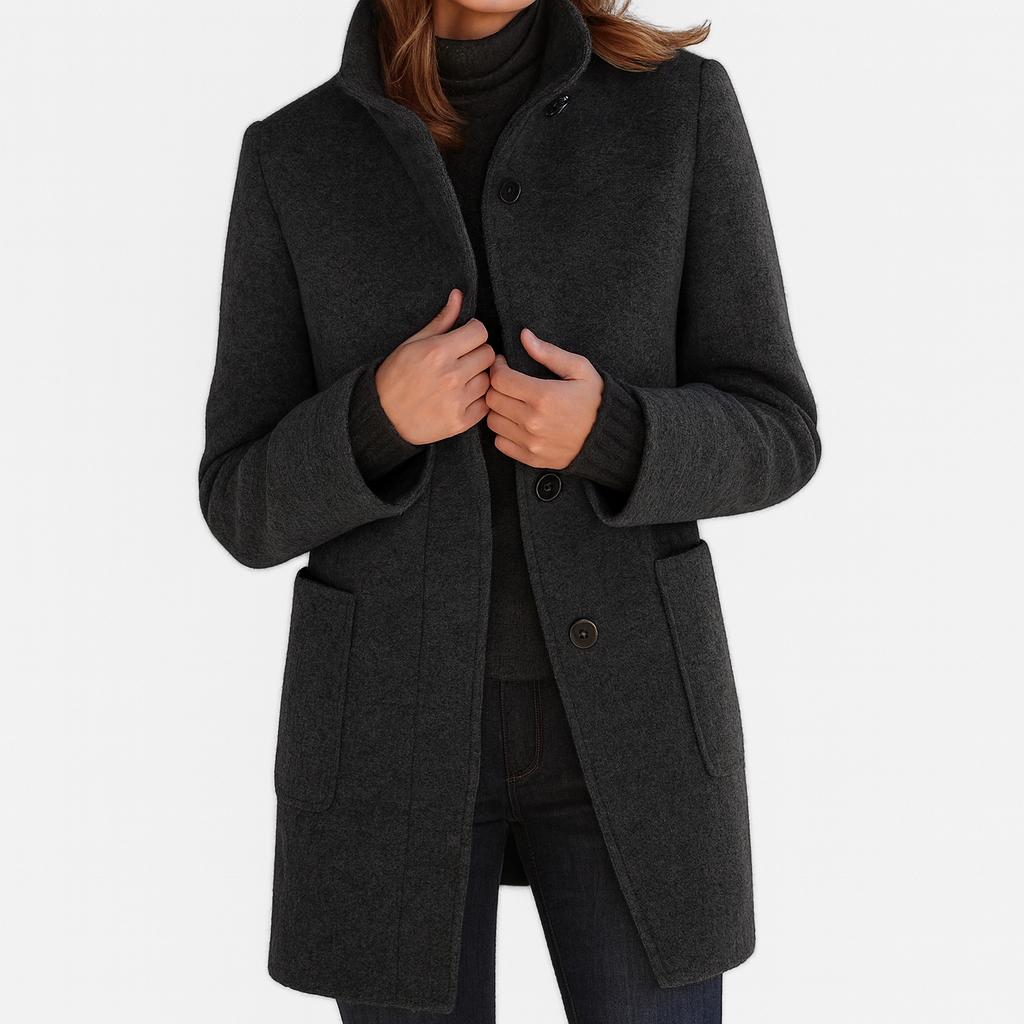 Dove | wool blend coat