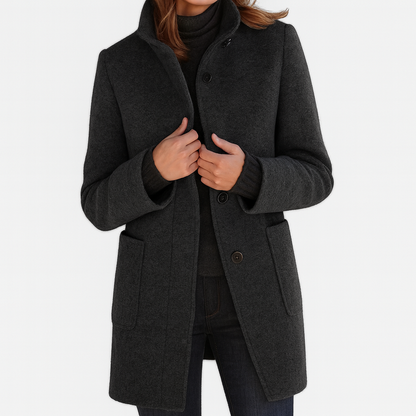 Dove | wool blend coat