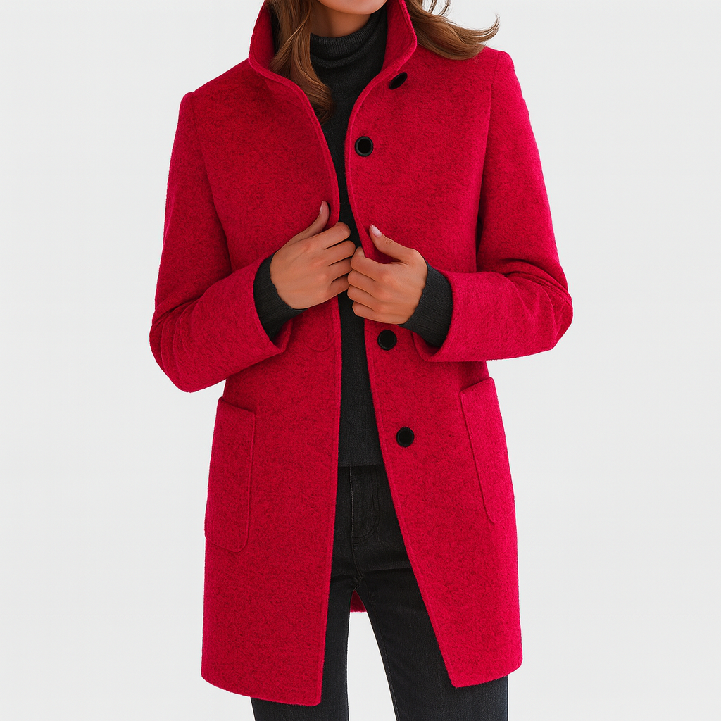 Dove | wool blend coat