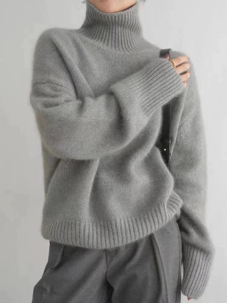 Maison Bennett™  | High-Collar Cashmere Sweater