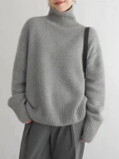 Maison Bennett™  | High-Collar Cashmere Sweater