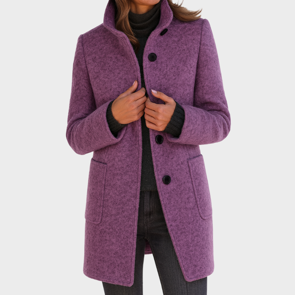 Dove | wool blend coat