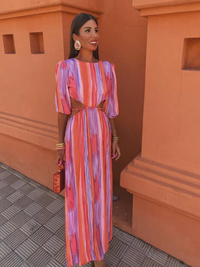 ODELIA | ELEGANT DRESS WITH CUT-OUT