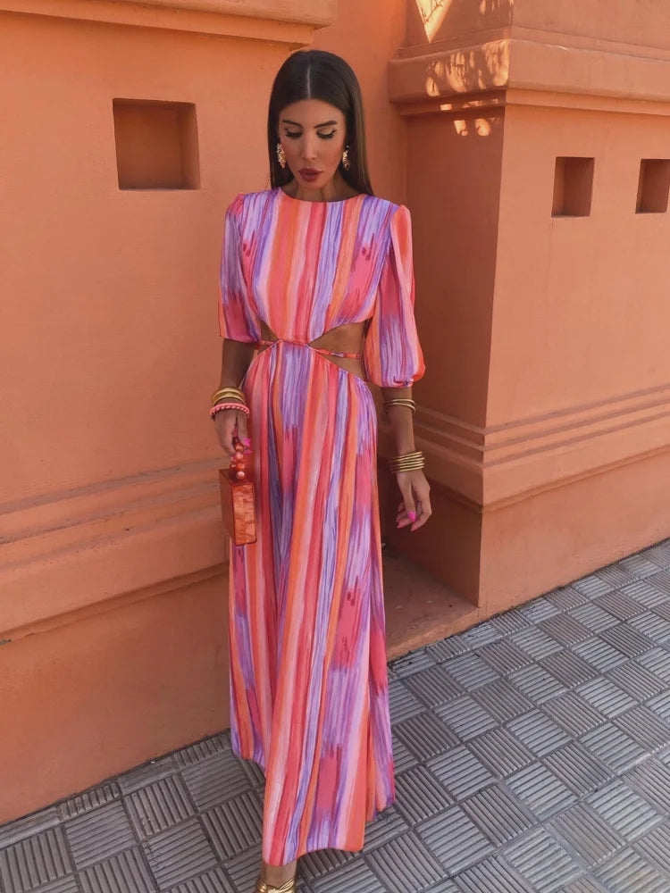 ODELIA | ELEGANT DRESS WITH CUT-OUT