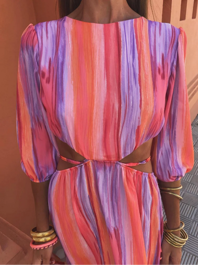 ODELIA | ELEGANT DRESS WITH CUT-OUT
