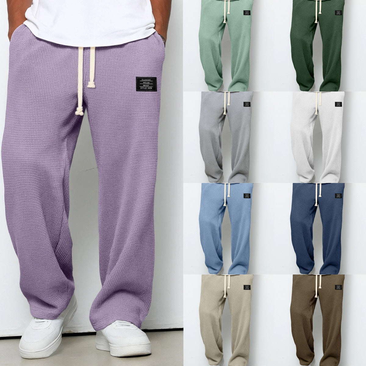 Daniel | Wide-Leg Trousers with Adjustable Waist