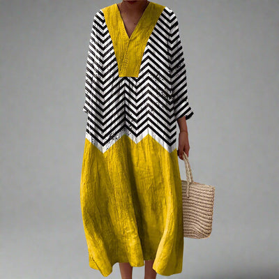 BEATRICE | ELEGANT DRESS WITH PRINT