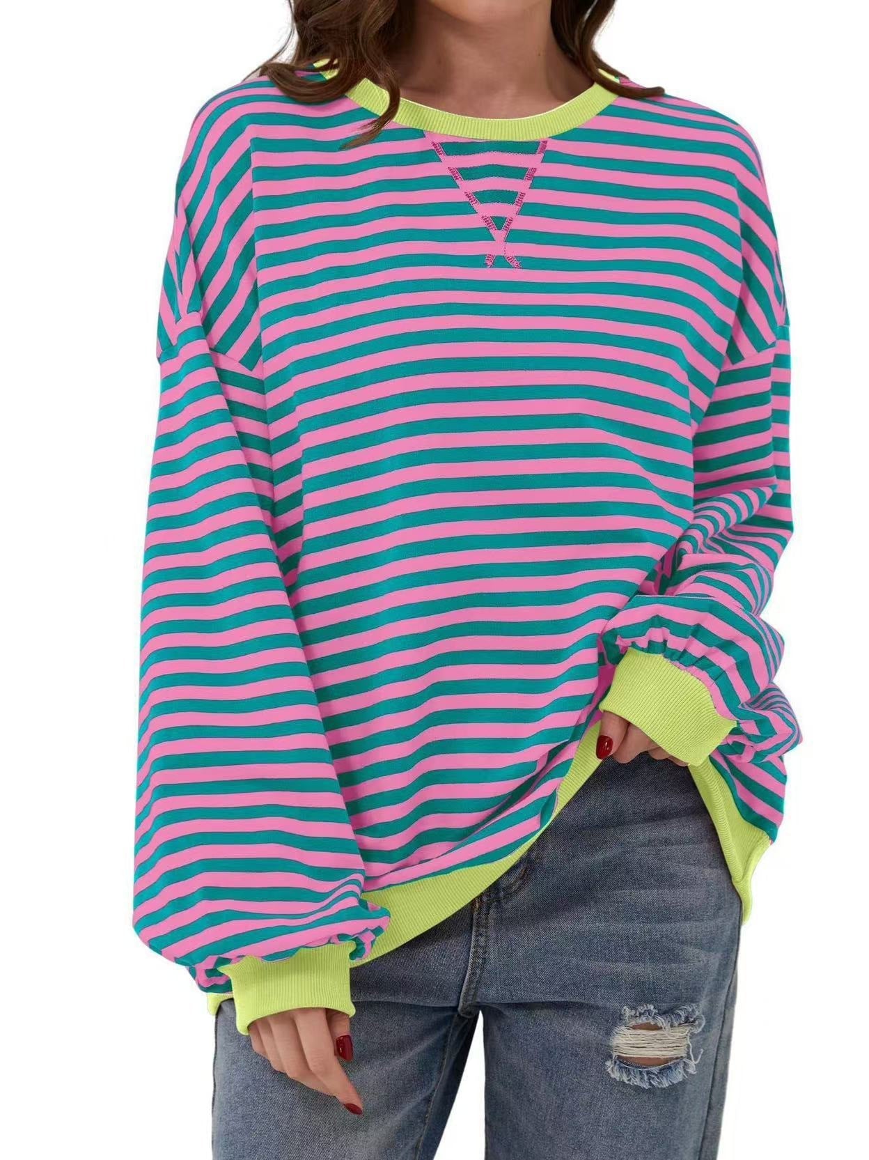 HAILEY | COSY STRIPED SWEATER