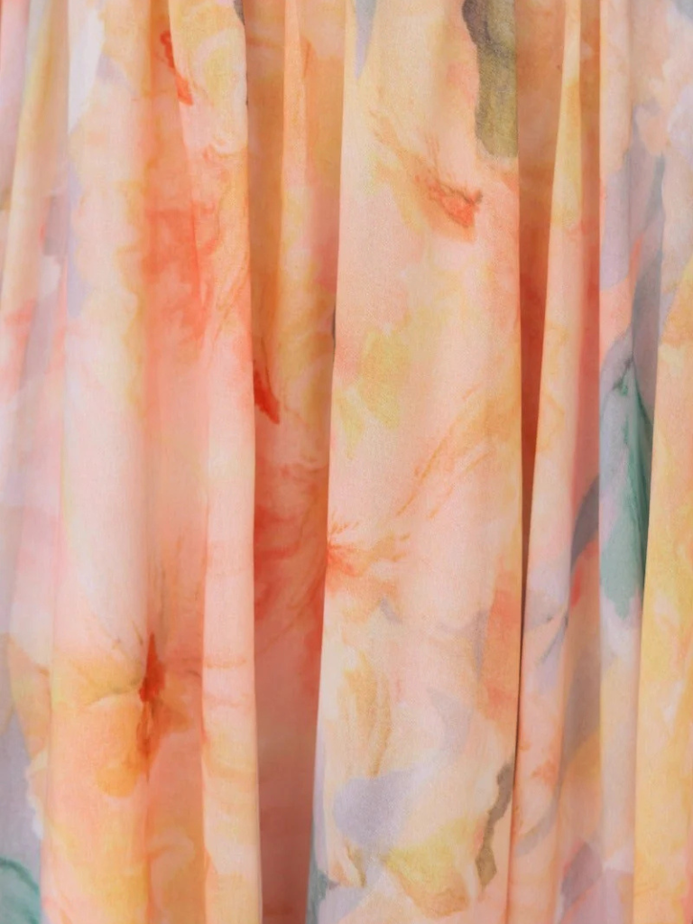 PEACH | ELEGANT SUMMER DRESS