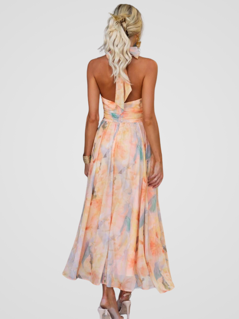 PEACH | ELEGANT SUMMER DRESS