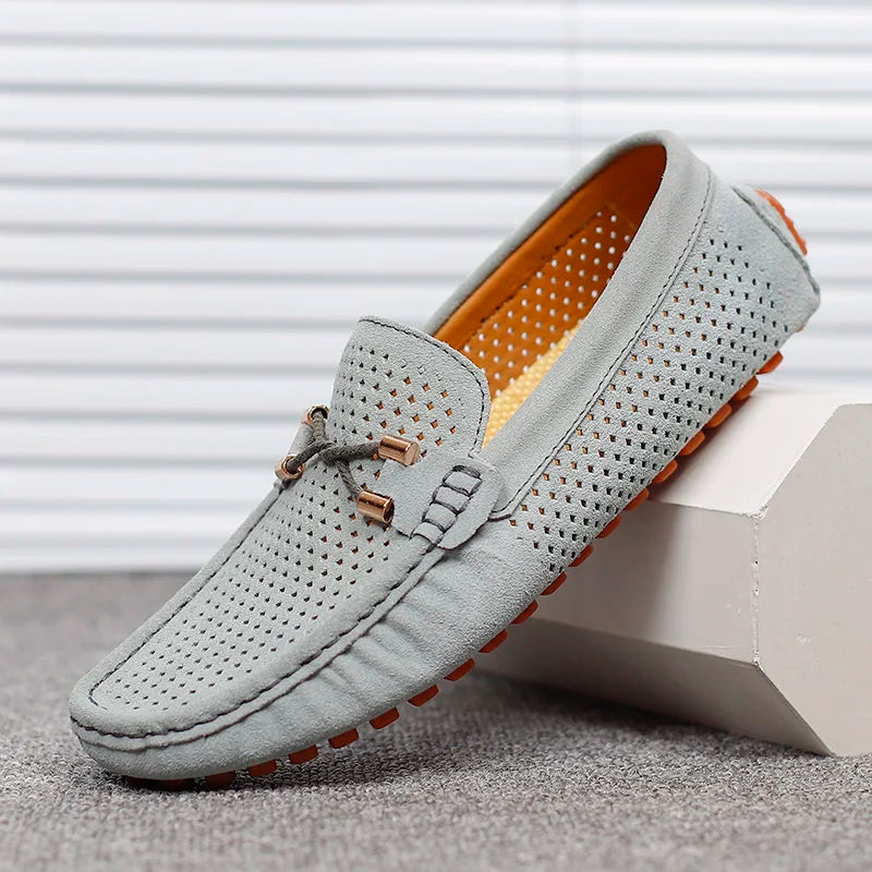 Maison Bennett™  | Perforated Leather Loafers