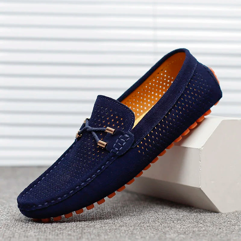 Maison Bennett™  | Perforated Leather Loafers