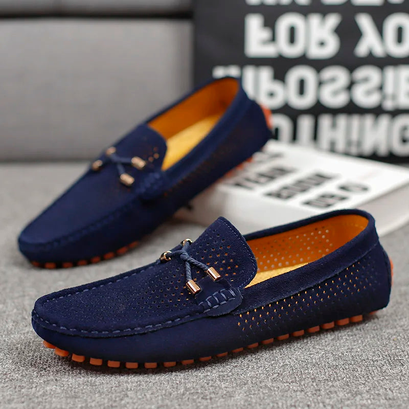 Maison Bennett™  | Perforated Leather Loafers