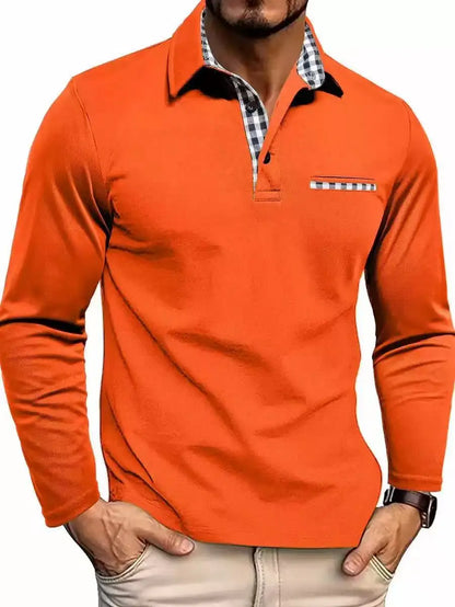 Marivelle™ | Classic Long Sleeve Polo Shirt
