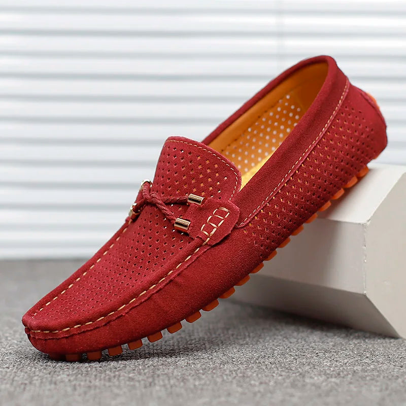 Maison Bennett™  | Perforated Leather Loafers