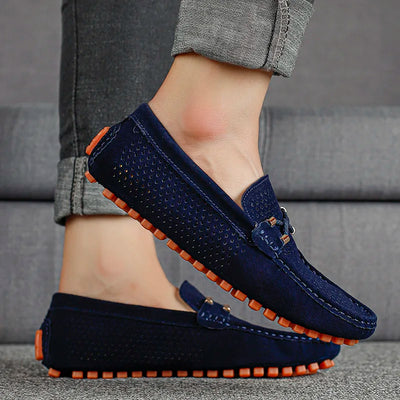 Maison Bennett™  | Perforated Leather Loafers