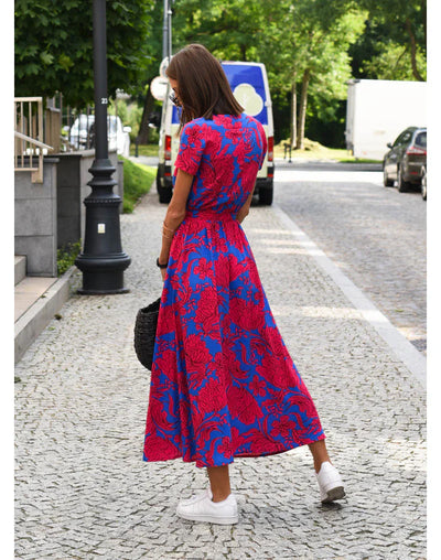ELVINA | ELEGANT V-NECK DRESS