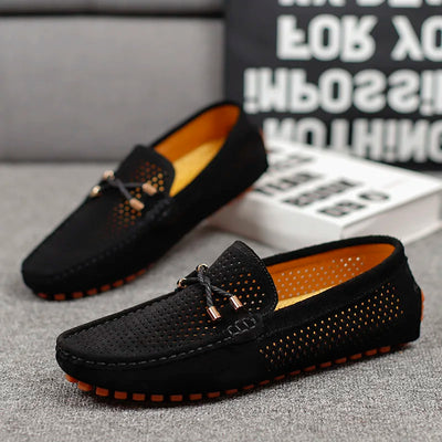 Maison Bennett™  | Perforated Leather Loafers