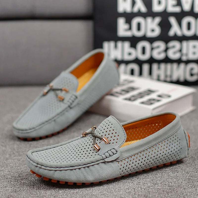 Maison Bennett™  | Perforated Leather Loafers