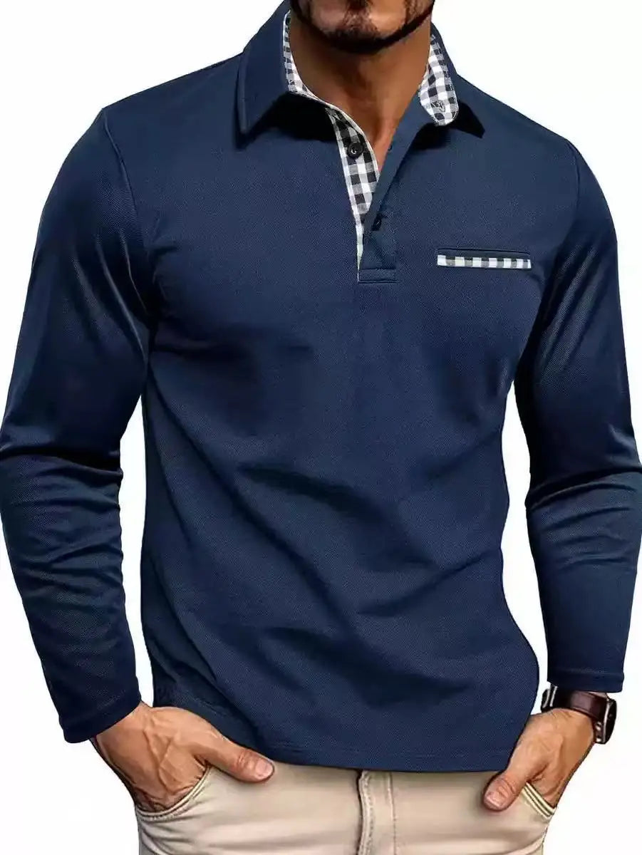 Marivelle™ | Classic Long Sleeve Polo Shirt