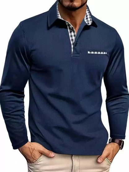 Marivelle™ | Classic Long Sleeve Polo Shirt