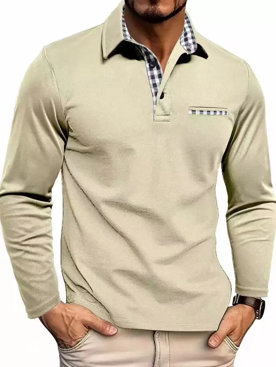 Marivelle™ | Classic Long Sleeve Polo Shirt